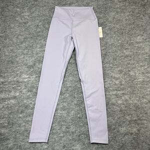 NWT GB Girls Medium Light‎ Lavender High-Waisted Leggings Stretch Athleisure